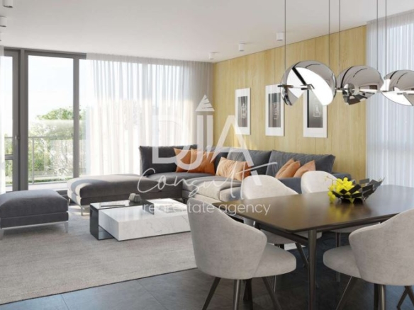 Тристаен апартамент на партер с панорамна гледка в бутикова сграда в кв. Драгалевци - 0