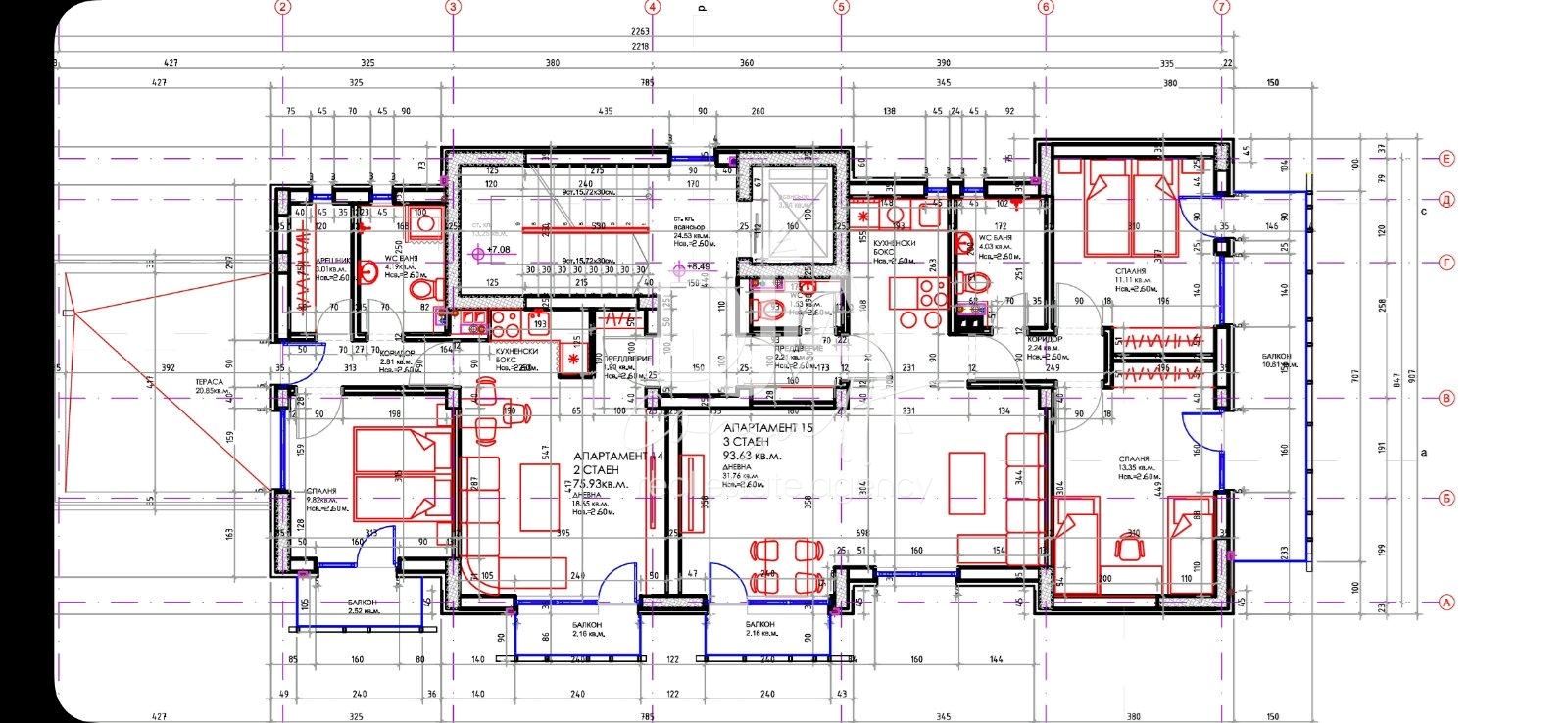 Тристаен апартамент в кв.Кръстова вада-0 Тристаен апартамент в кв.Кръстова вада - 0