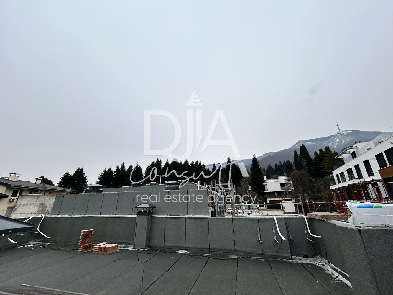 Редова къща със собствен двор, голям гараж и гледка към планина Витоша-0 Редова къща със собствен двор, голям гараж и гледка към планина Витоша - 0