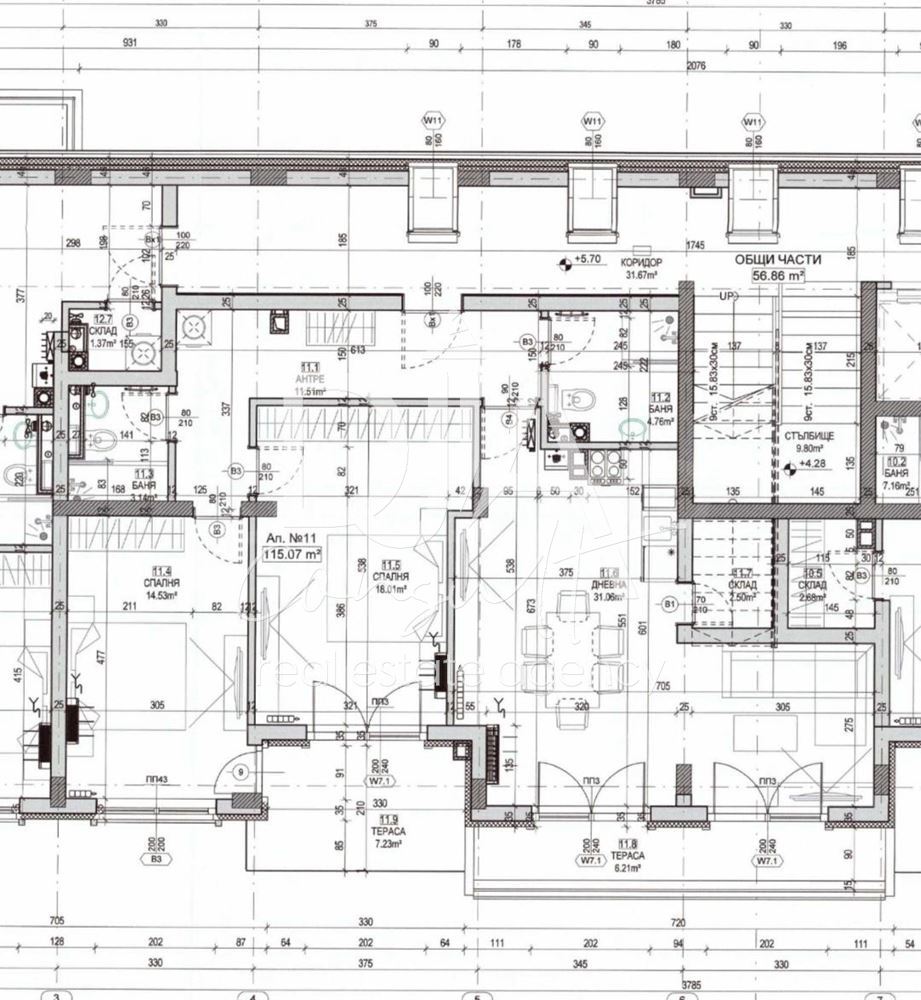 Тристаен апартамент с панорамна гледка към Витоша в Кръстова вада-0 Тристаен апартамент с панорамна гледка към Витоша в Кръстова вада - 0